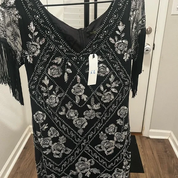 Babeyond- Flowery Multi-Layer Maxi Mermaid Plus Size Dress - Picture 8 of 17